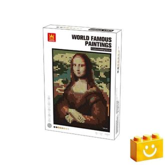   WANGE 5121   Leonardo da Vinci - Mona Lisa építőjáték - 100% kompatibilis minden más kedvelt márkával