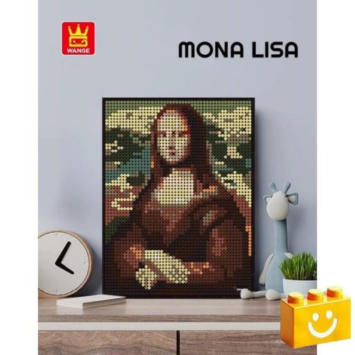 WANGE 5121   Leonardo da Vinci - Mona Lisa építőjáték - 100% kompatibilis minden más kedvelt márkával