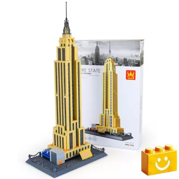   WANGE 5212 - Empire State Building New York – USA építőjáték - 100% kompatibilis minden más kedvelt márkával