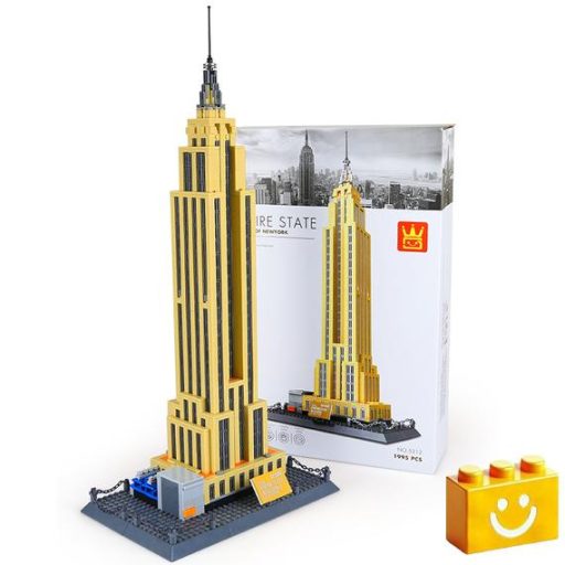 WANGE 5212 - Empire State Building New York – USA építőjáték - 100% kompatibilis minden más kedvelt márkával
