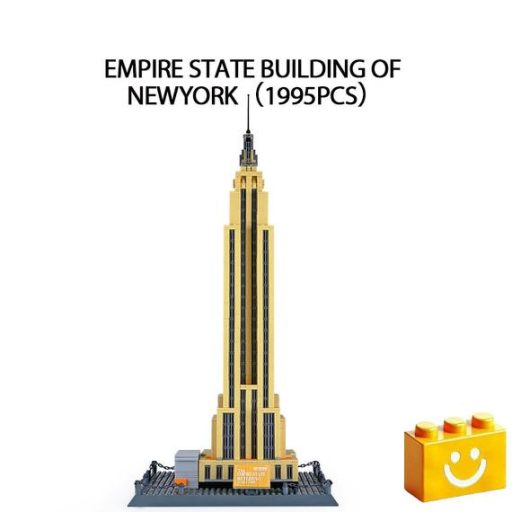 WANGE 5212 - Empire State Building New York – USA építőjáték - 100% kompatibilis minden más kedvelt márkával
