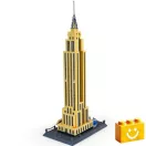 WANGE 5212 - Empire State Building New York – USA építőjáték - 100% kompatibilis minden más kedvelt márkával WANGE 5212 - Empire State Building New York – USA építőjáték - 100% kompatibilis minden más kedvelt márkával
