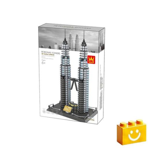 WANGE 5213 - Petronas tornyok Kuala Lumpur – Malájzia építőjáték - 100% kompatibilis minden más kedvelt márkával