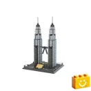 WANGE 5213 - Petronas tornyok Kuala Lumpur – Malájzia építőjáték - 100% kompatibilis minden más kedvelt márkával WANGE 5213 - Petronas tornyok Kuala Lumpur – Malájzia építőjáték - 100% kompatibilis minden más kedvelt márkával