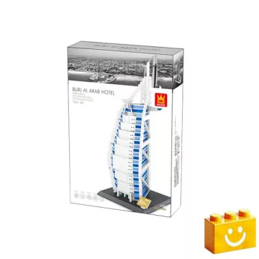   WANGE 5220 - Burj Al Arab Hotel – Dubai építőjáték - 100% kompatibilis minden más kedvelt márkával