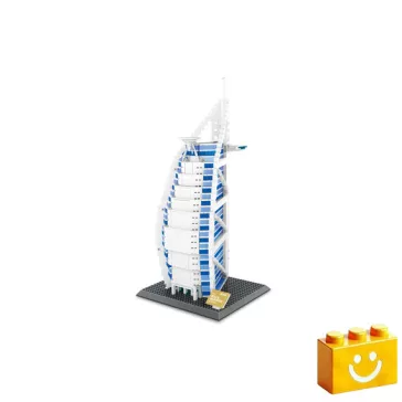   WANGE 5220 - Burj Al Arab Hotel – Dubai építőjáték - 100% kompatibilis minden más kedvelt márkával