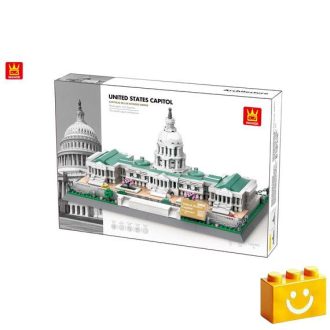   WANGE 5235 - USA Capitolium, Washington D.C. - Amerika építőjáték - 100% kompatibilis minden más kedvelt márkával