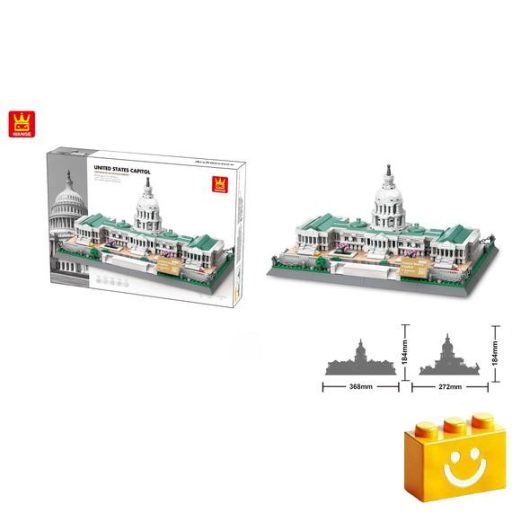 WANGE 5235 - USA Capitolium, Washington D.C. - Amerika építőjáték - 100% kompatibilis minden más kedvelt márkával