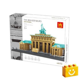   WANGE 6211 - Brandenburgi kapu Berlin – Németország építőjáték - 100% kompatibilis minden más kedvelt márkával