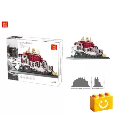   WANGE 6217 - Tibeti Potala palota – Kína építőjáték - 100% kompatibilis minden más kedvelt márkával