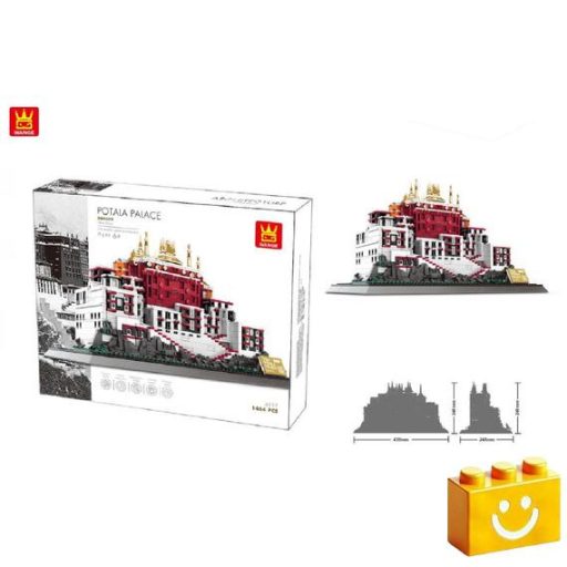 WANGE 6217 - Tibeti Potala palota – Kína építőjáték - 100% kompatibilis minden más kedvelt márkával