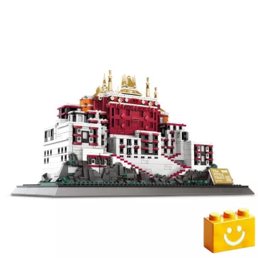   WANGE 6217 - Tibeti Potala palota – Kína építőjáték - 100% kompatibilis minden más kedvelt márkával