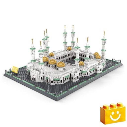 WANGE 6220 - Mekkai Nagymecset Masjid al-Haram – Szaudi-Arábia építőjáték - 100% kompatibilis minden más kedvelt márkával