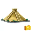 WANGE 6225 - El Castillo Kukulkán – Mexikó építőjáték - 100% kompatibilis minden más kedvelt márkával WANGE 6225 - El Castillo Kukulkán – Mexikó építőjáték - 100% kompatibilis minden más kedvelt márkával