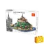 WANGE 6233 - Mont-Saint-Michel – Normandia, Franciaország építőjáték - 100% kompatibilis minden más kedvelt márkával