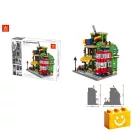 WANGE 6313 - BBQ étterem – Párizs, Franciaország építőjáték - 100% kompatibilis minden más kedvelt márkával