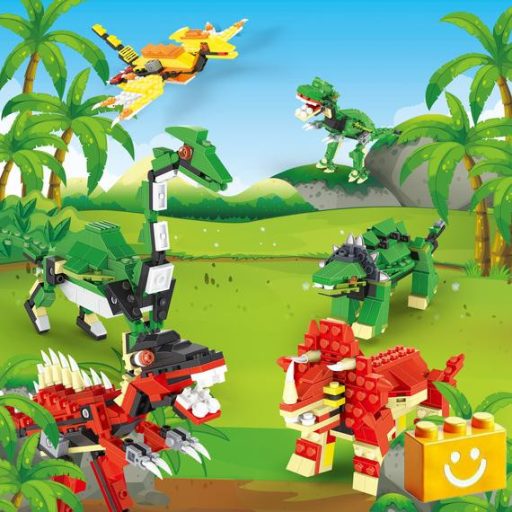 WANGE 6801-6806 - Dinoszaurusz tojás (2 db 6-os szett kínálóban) építőjáték - 100% kompatibilis minden más kedvelt márkával