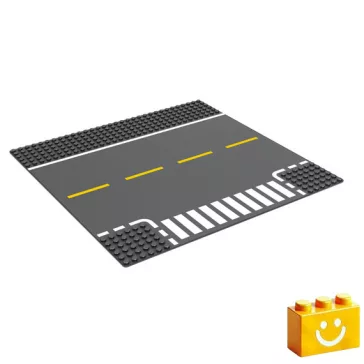   WANGE 8813 | építőjáték alaplap - 100% kompatibilis minden más kedvelt márkával | 32x32 - út - T-elágazás