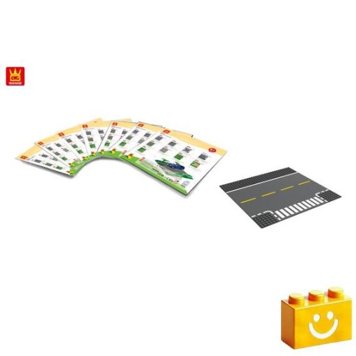 WANGE 8813 | építőjáték alaplap - 100% kompatibilis minden más kedvelt márkával | 32x32 - út - T-elágazás